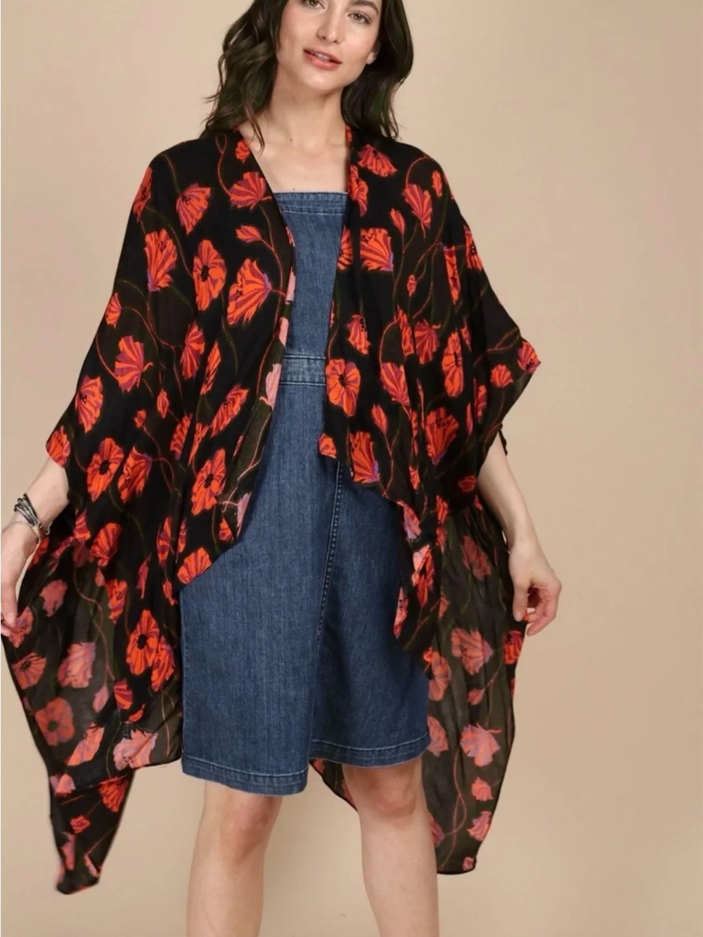Saachi POPPY FIELD CASUAL Kimono GUC. O/S